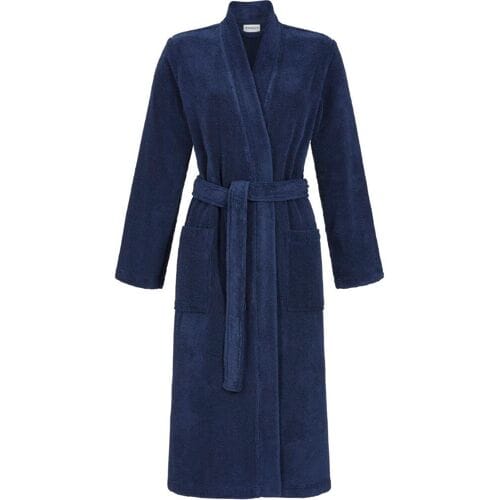 Ringella Luxe badstof badjas blauw uniseks Blauw man M