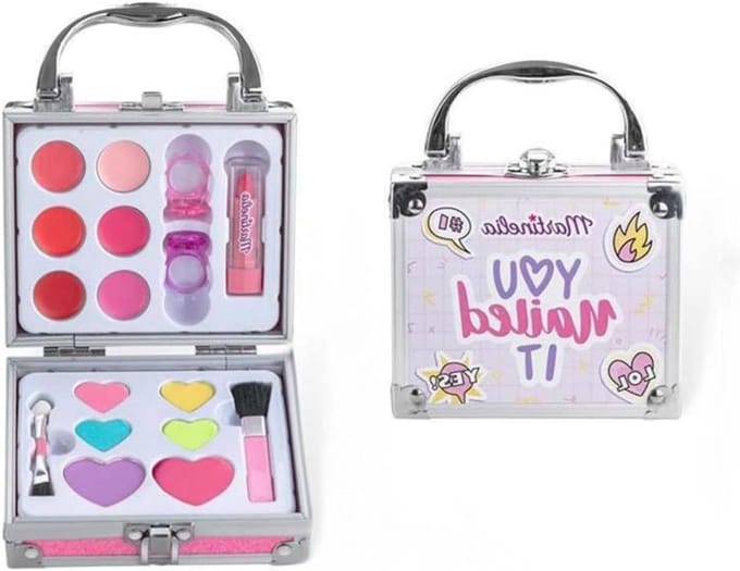 Make-up set - Kindermake-up Speel make-up - Spelen en verkleden - Mini make-up koffer