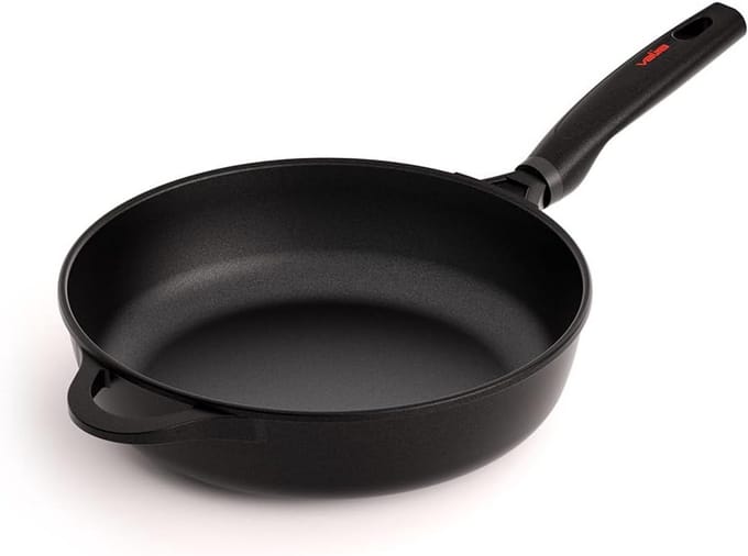 Koekenpan 28 cm zwart, gietaluminium, niet inductie