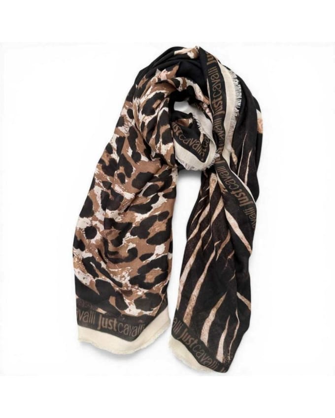 Just Cavalli Pashmina jc Afdrukken Seizoengebonden vrouw dier in Modal