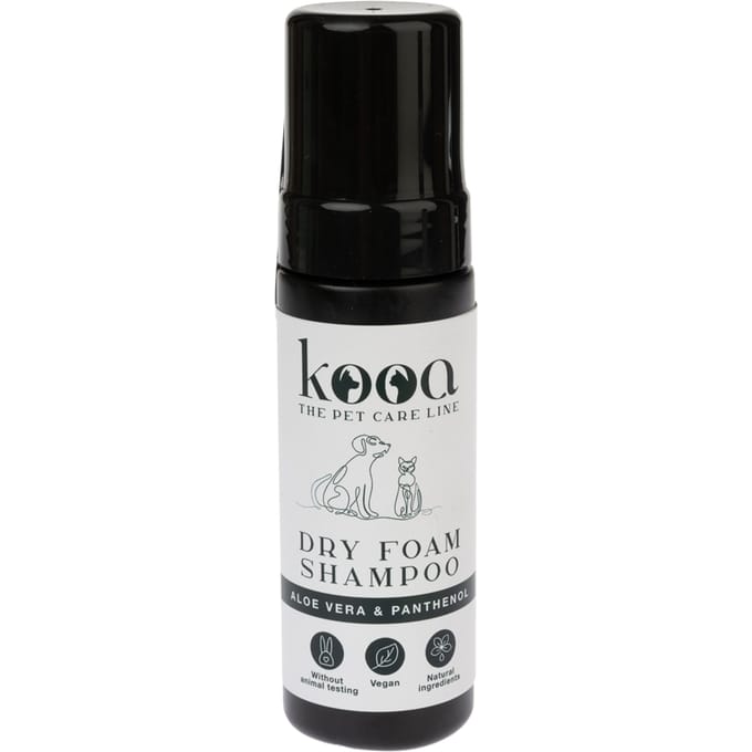 170ml kooa Droogschuim Shampoo Hond en Kat