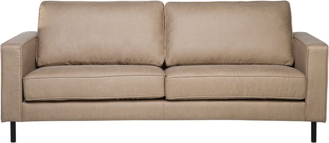 SAVALEN - Driezitsbank - Beige - Kunstleer