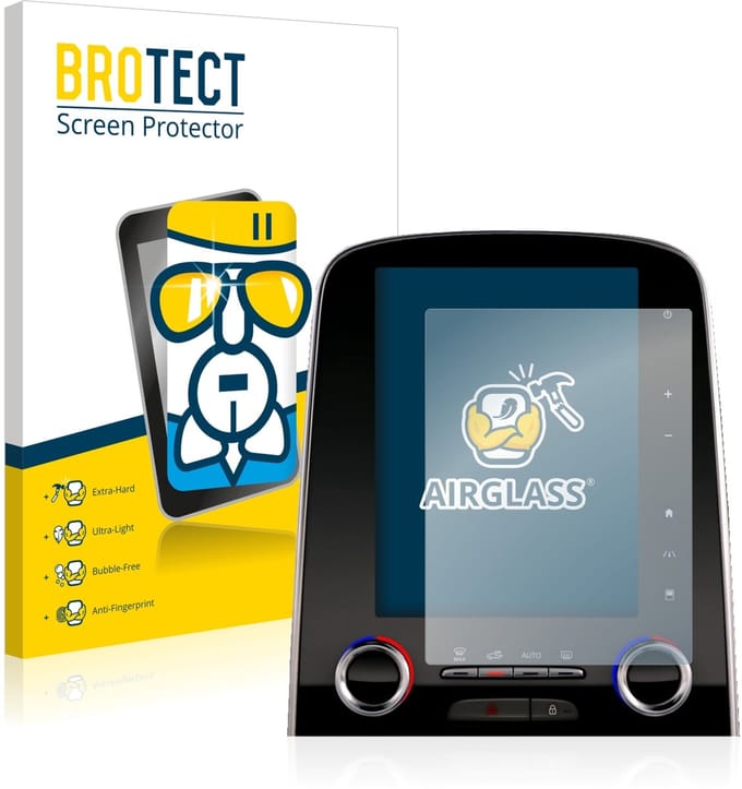 Screenprotector voor Renault Espace R-Link 2 8.7" Beschermglas transparant