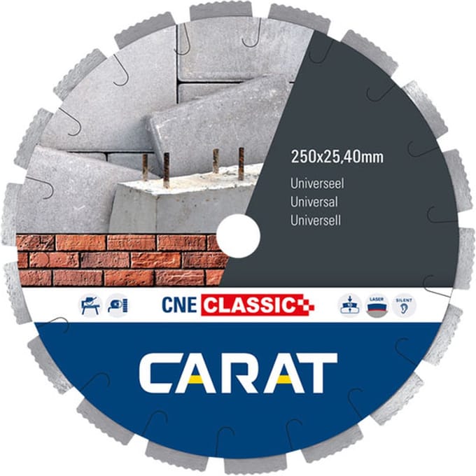 Carat 350x25,4mm CLASSIC Diamantzaag universeel - CNE - CNEC350400
