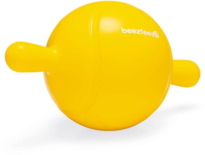 Beeztees Apportino Bal - Hondenspeelgoed - Geel - 21,5x12x12 cm