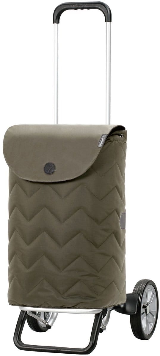 Andersen Shopper Alu Star Shopper Hilma Winkelwagen 59 cm - 45 L - olive