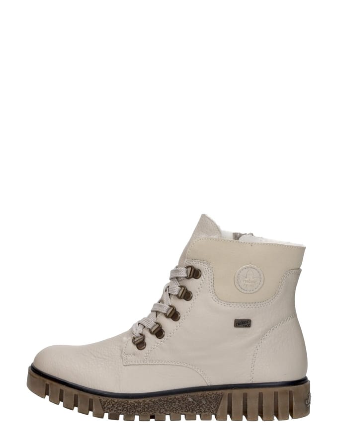 Rieker - Veterschoenen Hoog Gebroken wit 39