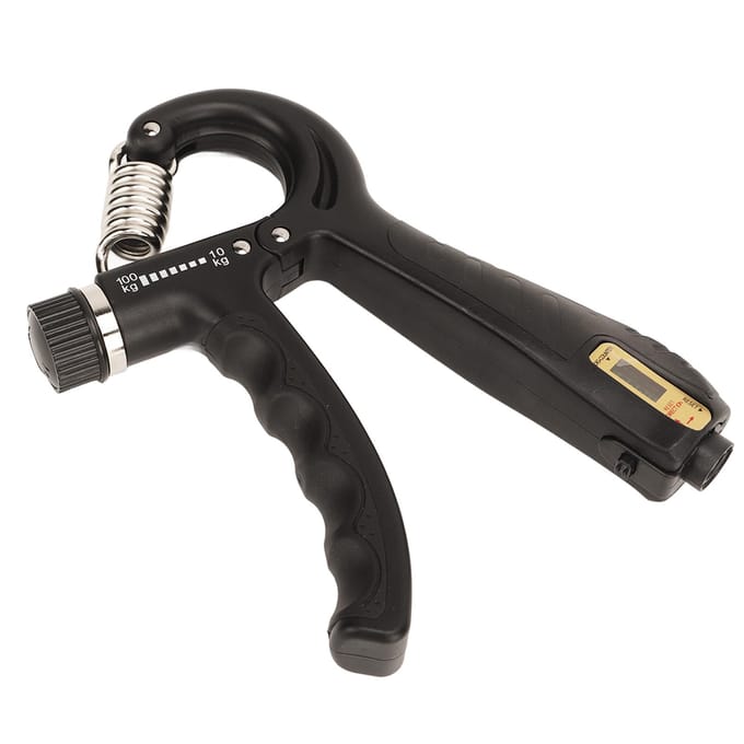 Grip Strength Trainer R-vormige verstelbare handgreepversterker Handknijper voor spieropbouw black