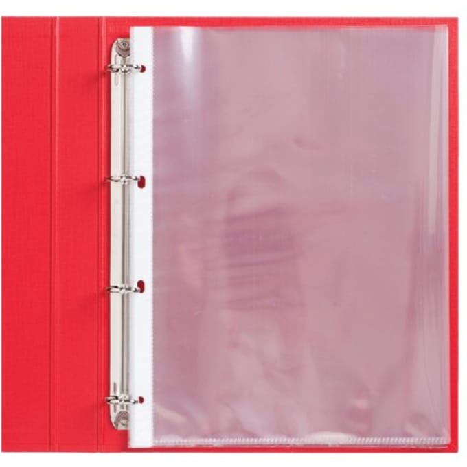 Showtas Quantore A4 4-gaats PP 0.08mm glad 100 stuks