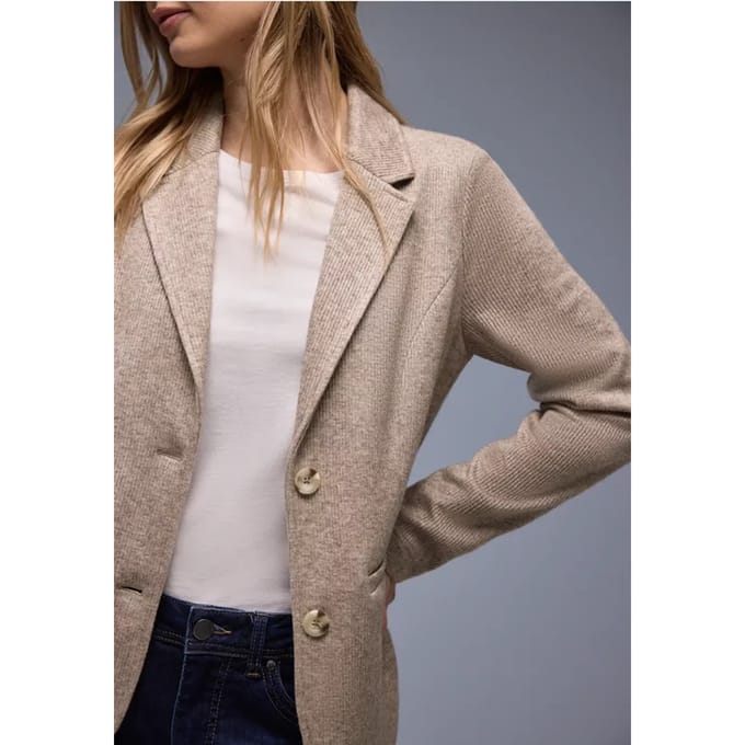 Blazer met structuur
