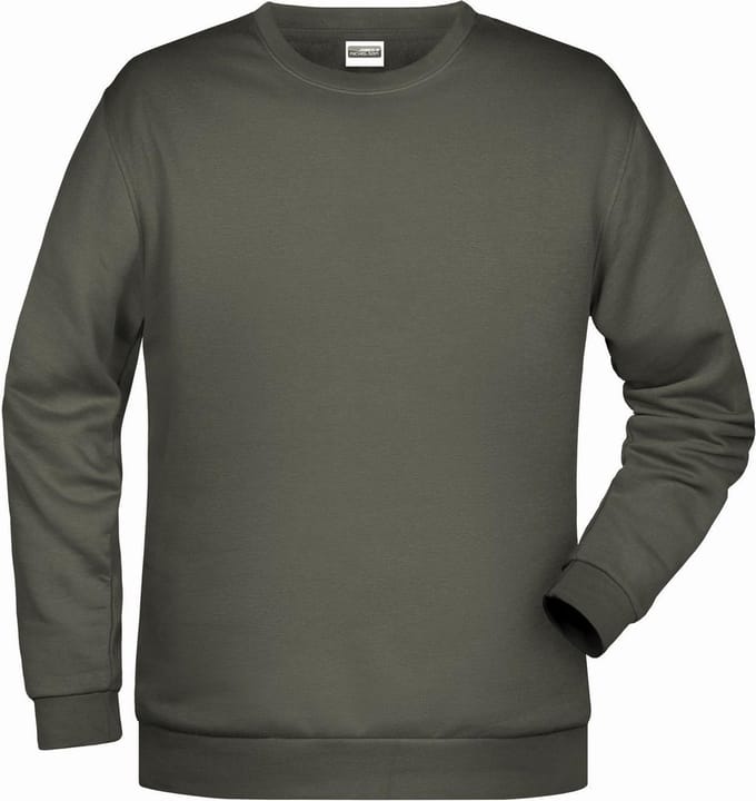 James And Nicholson Heren Basis Sweatshirt (Donkergrijs)