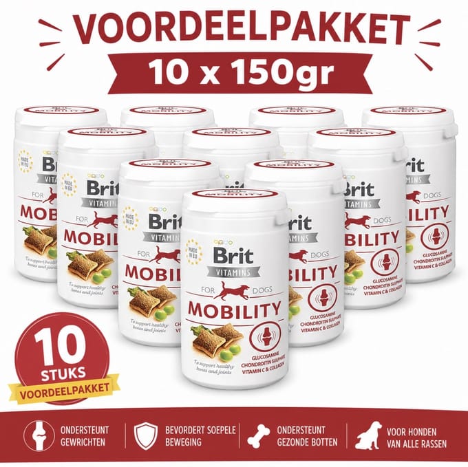 Brit Vitamins Mobility - 10 x 150 g