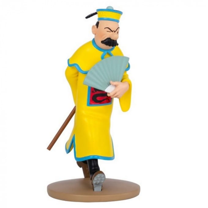 Jansen in chinees kostuum - Kuifje verzamelbeeldje - 12 cm