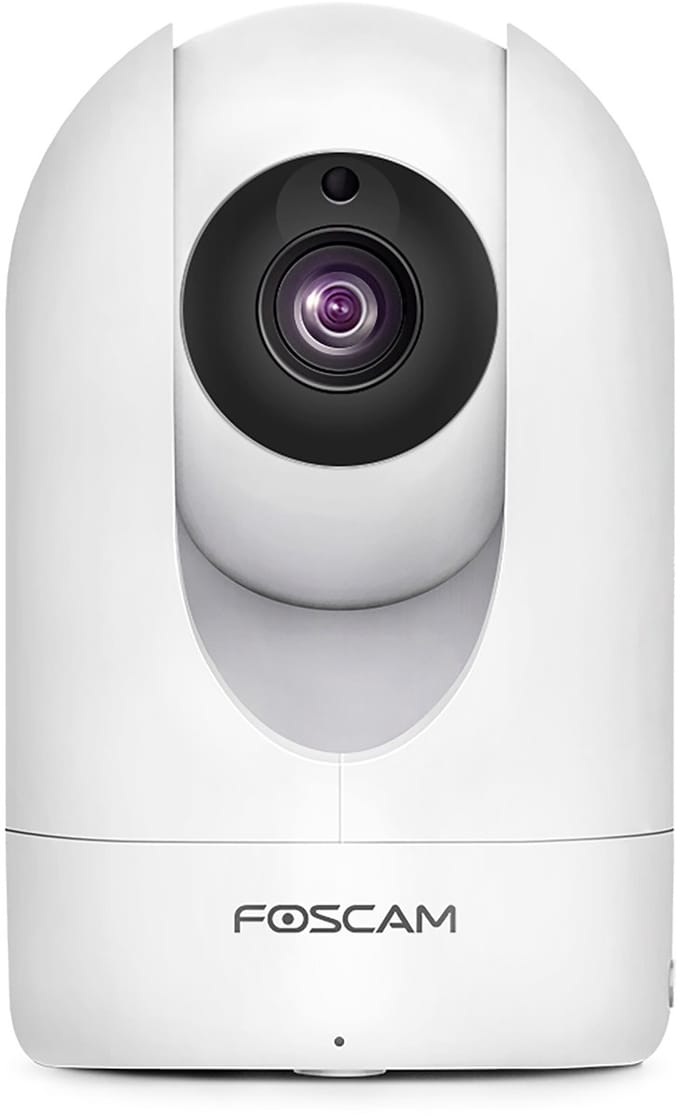 Foscam R4M Beveiligingscamera Binnen – 4MP Super HD PTZ IP Camera – Dual-band WiFi – Nachtzicht 10m – Bewegingsdetectie – Privacy Modus – MicroSD Opslag – Wit