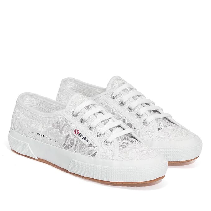 Superga Dames/Dames 2750 Macramé Sportschoenen (Wit)