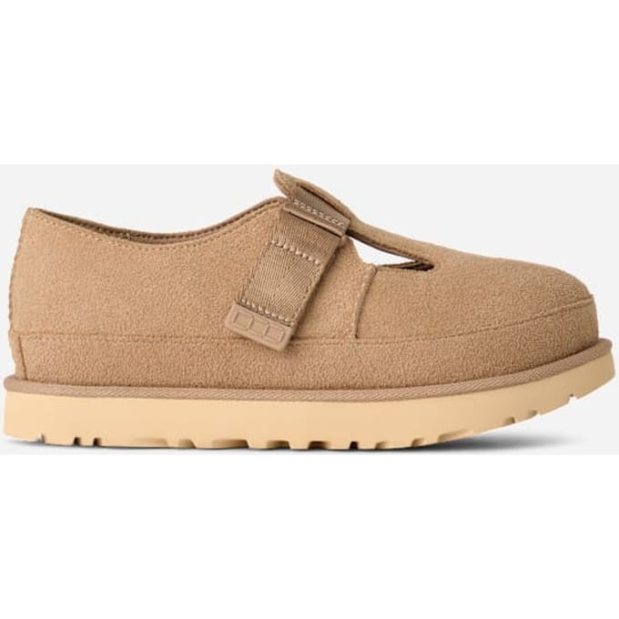 UGG® Goldenstar Mary Jane for Women in Tan, Size 4, Suede/Polyester