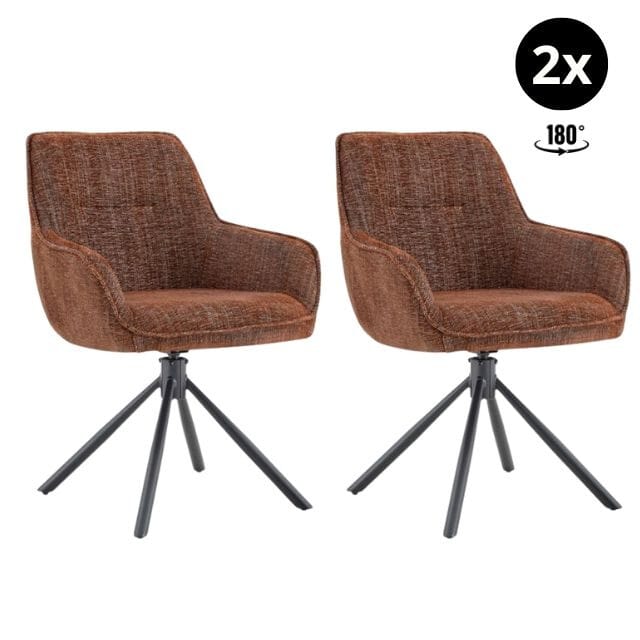 Multifurn Eetkamerstoel mika (set van 2)