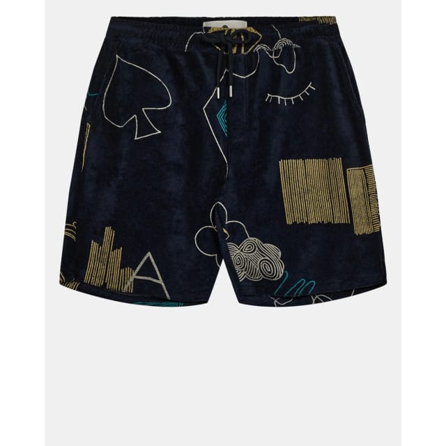 Anerkjendt Aklt jan frotte aop shorts 901599 sky captain