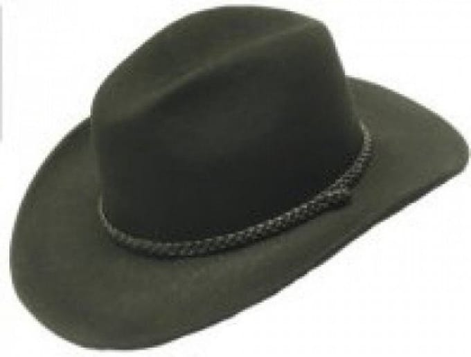 Kodiak Cowboyhoed Zwart Maat XS