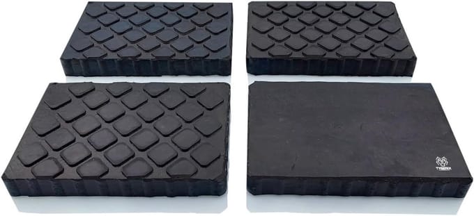Universele massief rubberen pads voor hefbruggen - 160 x 120 x 20 mm