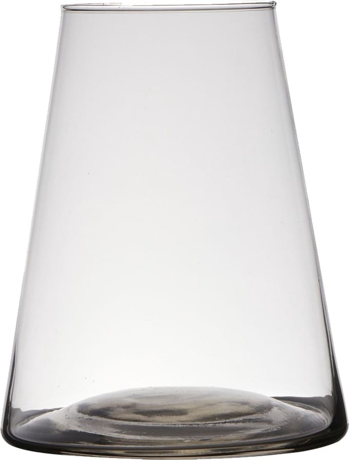 Hakbijl Glass Bloemenvaas Donna - transparant - glas - 16 x 20 cm - home-basics vaas