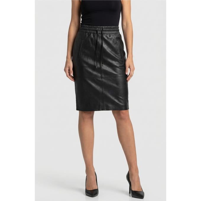 DNA Amsterdam Singh Black Taglia: 0 | Gonne di pelle Outlet | Donna | Nero