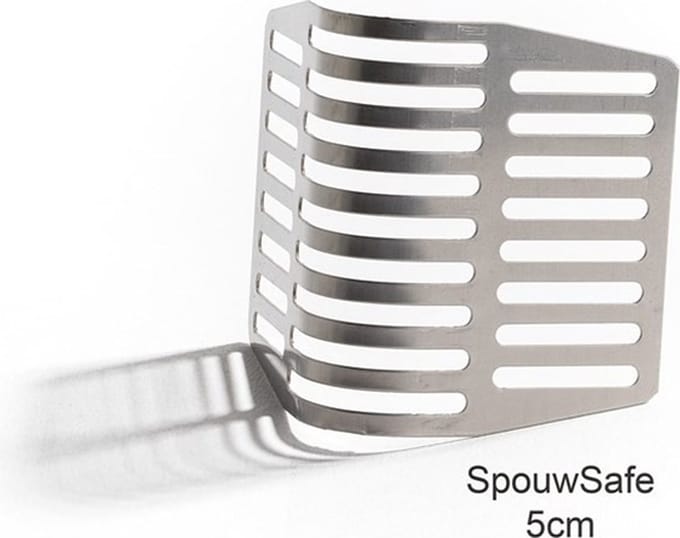 Spouwsafe achtervoegrooster rvs 5cm