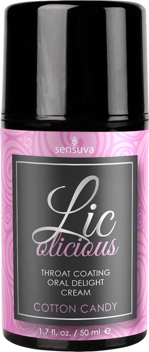 Sensuva - Lic-o-licious Oral Delight Creme Suikerspin 50 ml