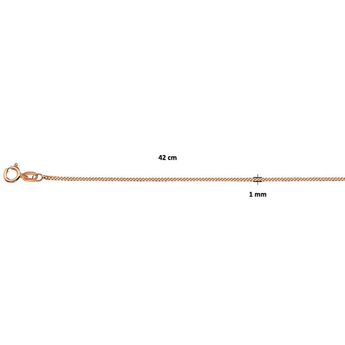 Collier Gourmette 1,0 Mm