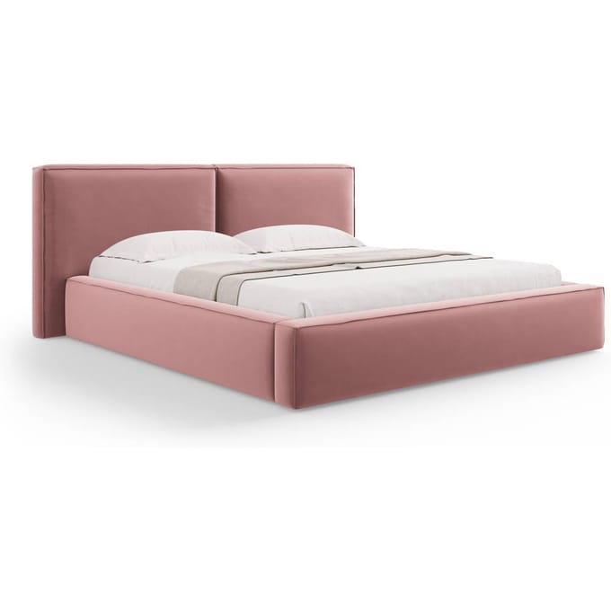 Bedframe Jodie met opbergruimte velvet 180 x 200 cm | Micadoni
