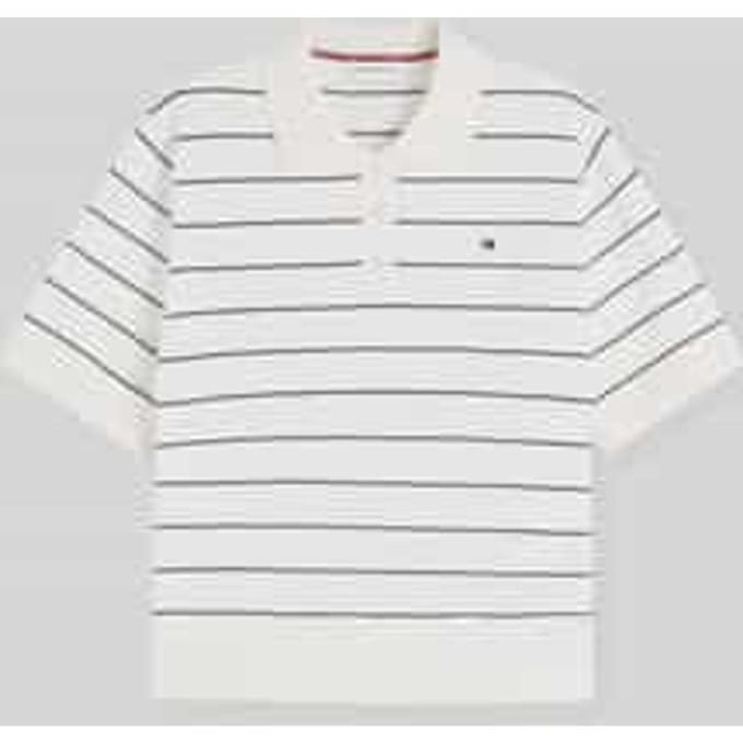 regular fit pullover van puur katoen met polokraag