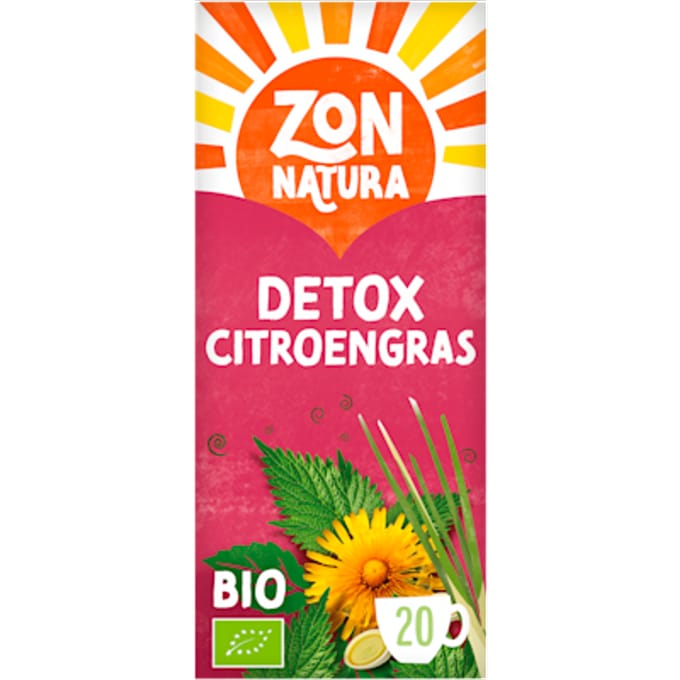 Zonnatura Detox citroengras 20 zakjes