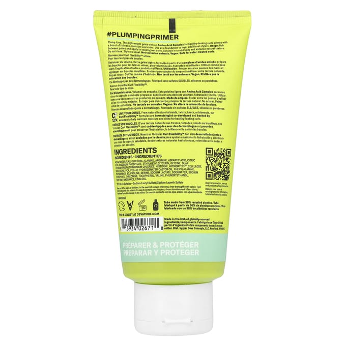 DevaCurl, Firming Primer, Hair Strengthening Gel, 5 fl oz (147 ml) yellow