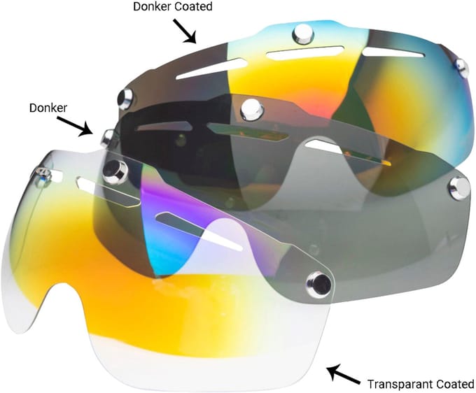 Viking Vizier voor Sparrow Helm (Kleur - Donker)
