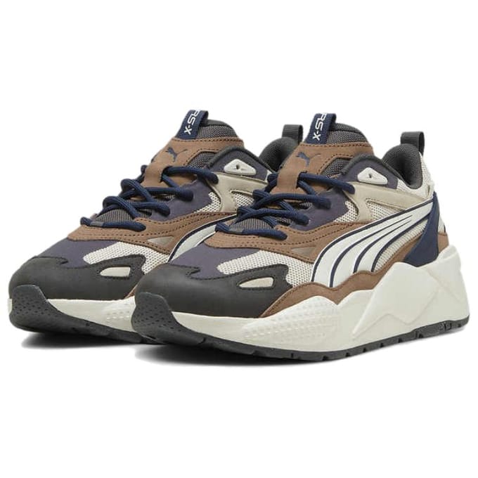 Puma RS-X Efekt Premium Desert Dust Shadow Grey Unisex Sneakers Tan 390776-44 38 gray