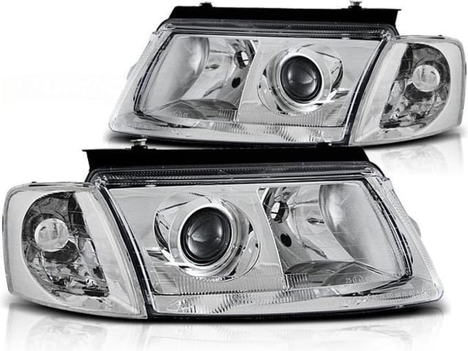 Koplampen VW PASSAT B5 3B 11 96-08 00 H7/H7 CHROOM
