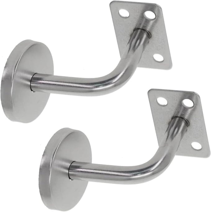 Leuninghouders - Balustrade beugels - Trappenhuis verstevigen - Robuuste duurzaamheid - 10 stuks - Zilver