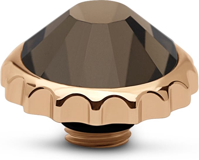 Melano Vivid Cap Steentje Smoked Topaz Rosé