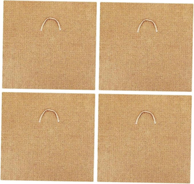 Wormenbak Dekens - Compost Dekens - Wormen Composteren - Natuurlijke Jute Vezel - 60x60 cm - Bruin