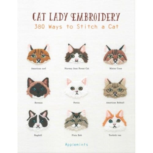 Cat Lady Embroidery - Applemints