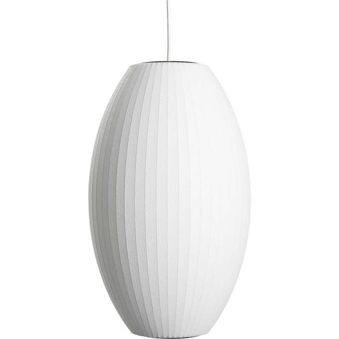 HAY hanglamp Nelson Cigar Bubble M, Ø 33 cm, wit