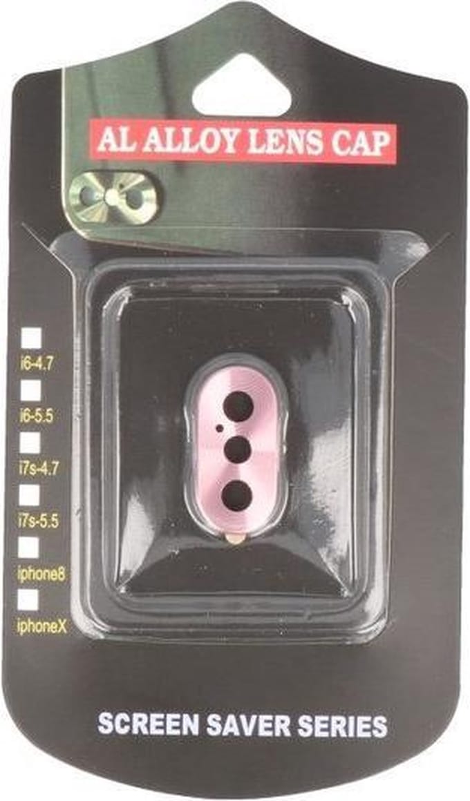 BestCases - Apple iPhone X camera lens cover Roze