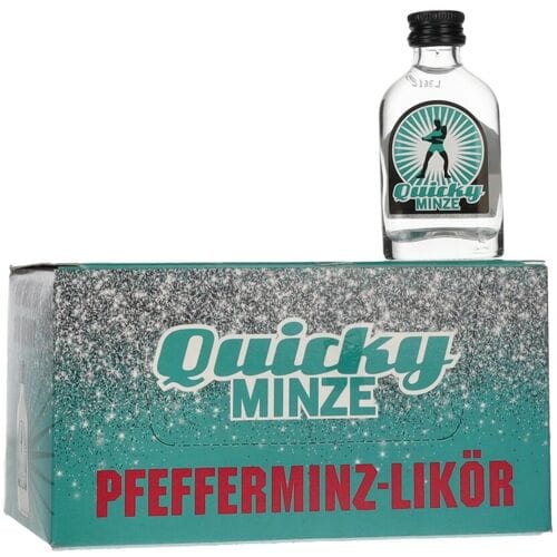 Quicky Minze Pfefferminzlikör 18% Vol. 20x0,02l