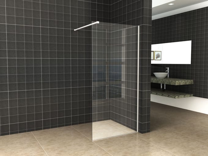 Wiesbaden Slim Profielset met Stabilisatiestang 120 cm - Mat Wit