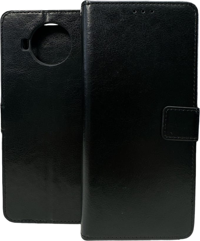 Portemonnee Bookcase Hoesje Geschikt voor: Nokia 8.3 - Zwart