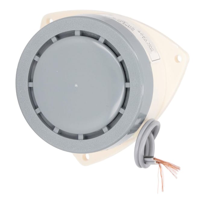 Avertisseur sonore électronique BERM, bip sonore continu, 60 dB, rond, ignifuge, composant PC gray