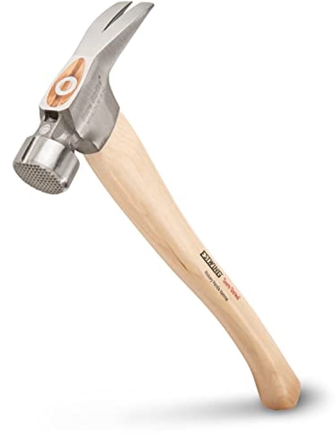 Framing Hamer 25oz met Magnetische Nagelstarter en Hickory Handgreep