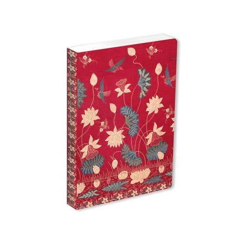 Journal Sarong Buketan With Lotuses, Lined Paperback - Jrnl