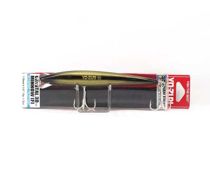 Yo Zuri 3D Crystal Minnow 110 mm Drijvend Aas F1146-SBR (5761) gray