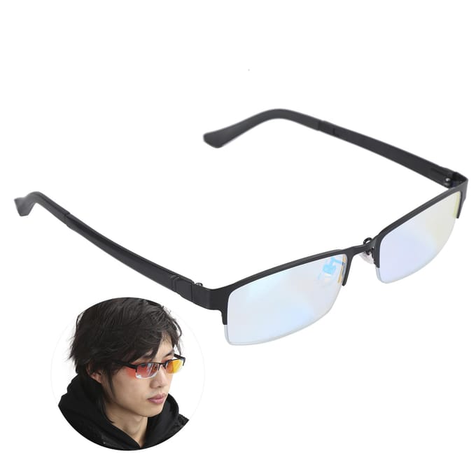 Kleurenblindheid Montuur Bril Hypochromatopsie Correctie Unisex Full Frame Stijl black